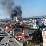 Incendiu violent la o hală din nordul Piteștiului (3)