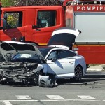 Accident anunțat prin E-Call în orașul Mioveni (2)