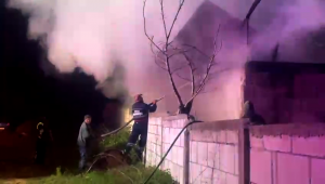 Incendiu produs la un garaj în comuna Coșești, satul Păcioiu (4)