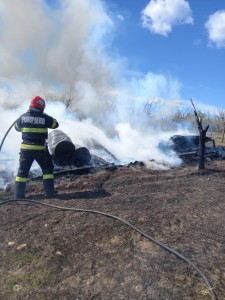 Incendiu într-o gospodărie din localitatea Cuca (2)
