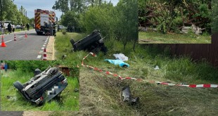 Accident cu doi morți în comuna Căldăraru