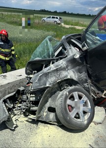 Accident grav în orașul Costești, cartierul Zorile, DJ 703B