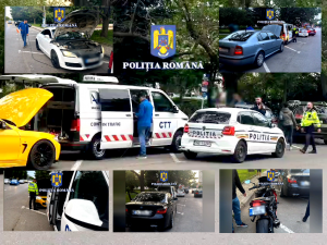 Acțiune a polițiștilor rutieri împreună cu specialiștii RAR