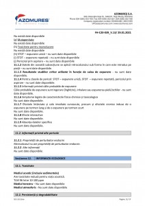 FIȘĂ CU DATE DE SECURITATE NITROCALCAR (11)