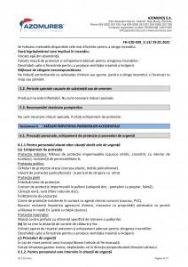 FIȘĂ CU DATE DE SECURITATE NITROCALCAR (4)