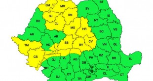 ISU Argeș Atenționare meteorologică, cod galben