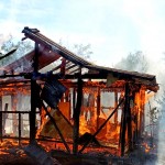 Incendiu anexă gospodărească Popești (1)