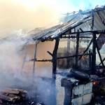 Incendiu anexă gospodărească Popești (2)