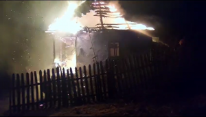 Incendiu la o casă batranească