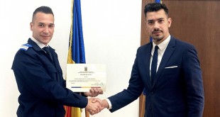 Sergentul major Alin Nedelescu, felicitat de Prefect (3)