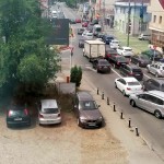 Accident cu patru vehicule implicate pe strada Negru Vodă (2)