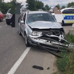 Accident între un autoturism și o autoutilitară în localitatea Furnicoși (1)