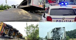 Accident cu patru vehicule implicate moraresti