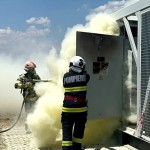 Incendiu transformator electric Rătești (2)