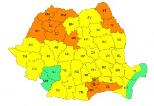 ATENȚIONARE METEOROLOGICĂ (2)