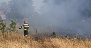 Incendiu într-o gospodărie din comuna Popești (1)