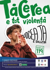 ,,Tăcerea e tot violență. Vocea ta e soluția” (4)