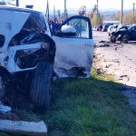 Accident cu trei victime în localitatea Bughea de Jos (2)