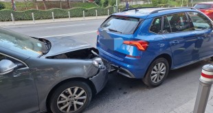 Accident rutier pe bulevardul I.C. Brătianu