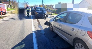 Accident rutier între trei autoturisme în comuna Bascov