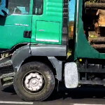 Accident între un camion și un autoturism pe DN 7, Leordeni (2)