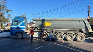 Femeia accidentata pe DN 73, Mărăcineni