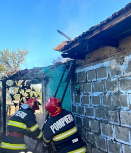 Incendiu casă Căldăraru