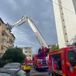 Incendiu izbucnit la un apartament din cartierul Banat (1)