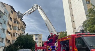 Incendiu izbucnit la un apartament din cartierul Banat (1)