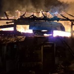 Incendiu puternic într-o gospodărie din Albeștii de Argeș (2)