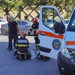 Motociclistă rănită într-un accident pe strada Târgul din Vale (4)