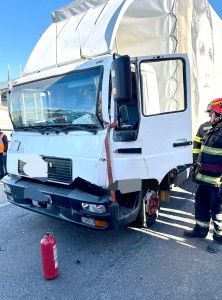 Accident rutier pe DN 73, zona Piscani