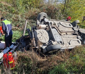 Accident rutier produs în comuna Budeasa