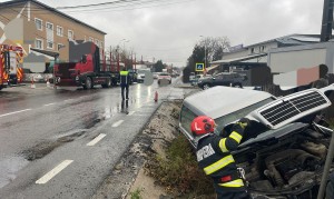 Accident rutier în comuna Lunca Corbului