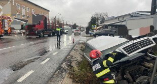 Accident rutier în comuna Lunca Corbului