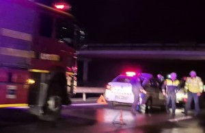 Accident rutier între trei vehicule pe A1, km 88 (2)