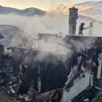 Incendiu casa comuna Brăduleț (2)