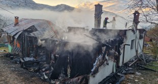 Incendiu casa comuna Brăduleț (2)