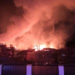 Incendiu case Stâlpeni, satul Rădești (1)