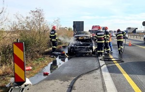 Mașină făcută scrum pe A1