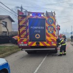 Incendiu izbucnit la acoperișul unei biserici din comuna Albota (2)