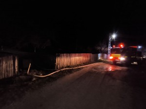 Incendiu casă bătrânească Berevoești (1)