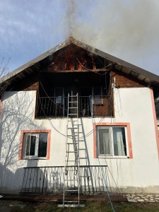 Incendiu gospodărie Pârvu Roșu