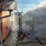 Incendiu izbucnit într-o gospodărie din comuna Ciofrangeni (1)