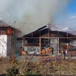 Incendiu izbucnit într-o gospodărie din comuna Ciofrangeni (3)