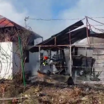 Incendiu izbucnit într-o gospodărie din comuna Ciofrangeni (5)