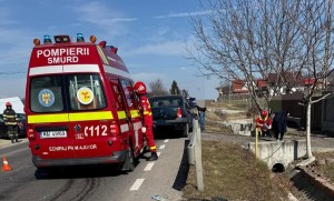 Accident DN73, în comuna Țițești (1)