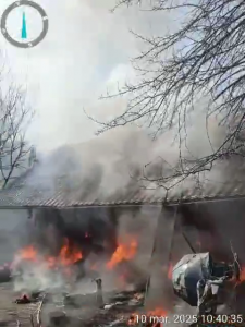 Incendiu casă Călinești (1)