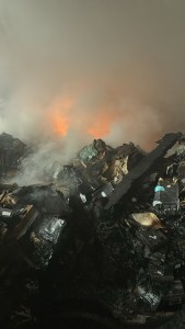 Incendiu hală CET-Bradu (1)