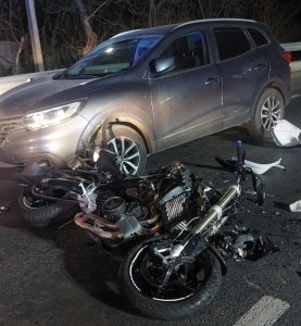 accident moto cu doua auto stefanesti (3)
